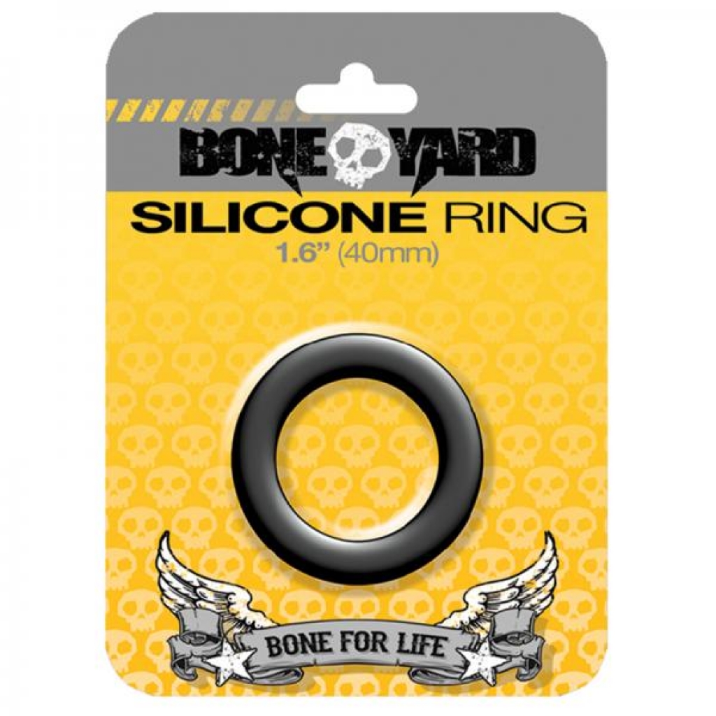 Boneyard Silicone Ring - 40mm - Black