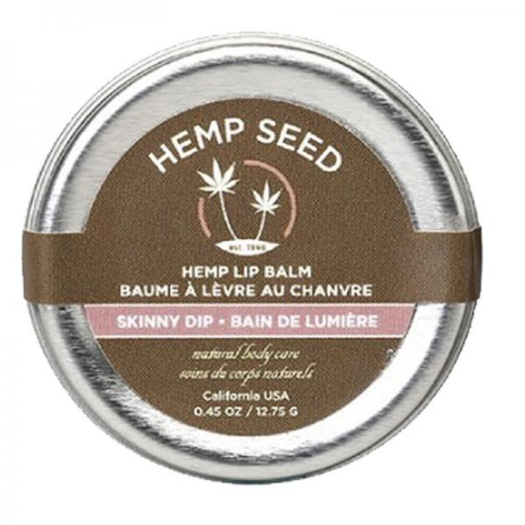 Earthly Body Hemp Lip Pot - Skinny Dip Vanilla