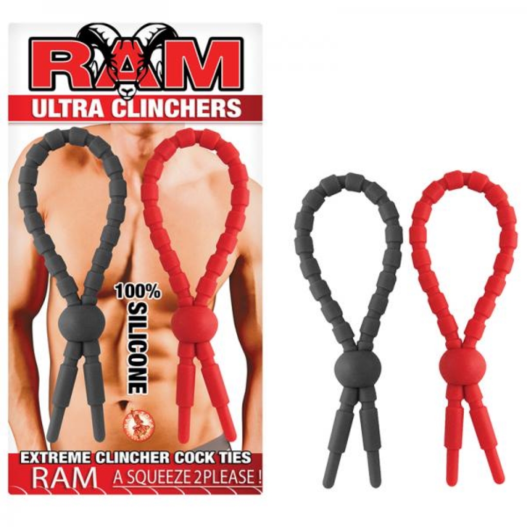 Extreme Silicone Cock Ties - 2 Pack