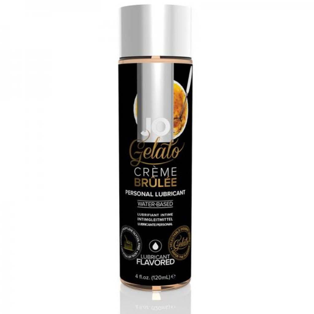 JO Gelato Flavored Lubricant - Crème Brûlée - 4 oz