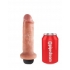 Lifelike King Cock 6-inch Squirting Cock - Flesh Beige