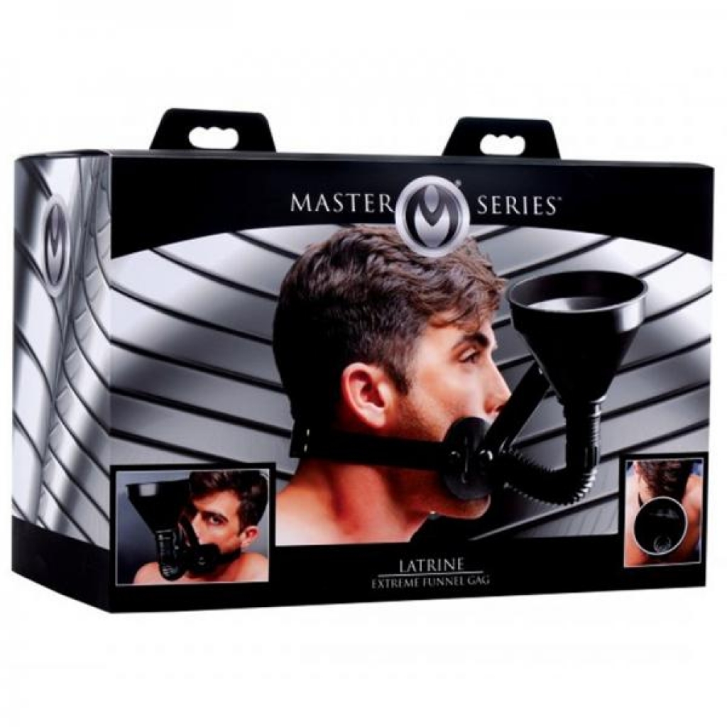 Masters Latrine Extreme Funnel Gag - Black