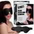 Strict Fleece Lined Blindfold - Black - O/S