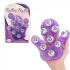 Versatile Roller Balls Massager - Purple Massage Glove