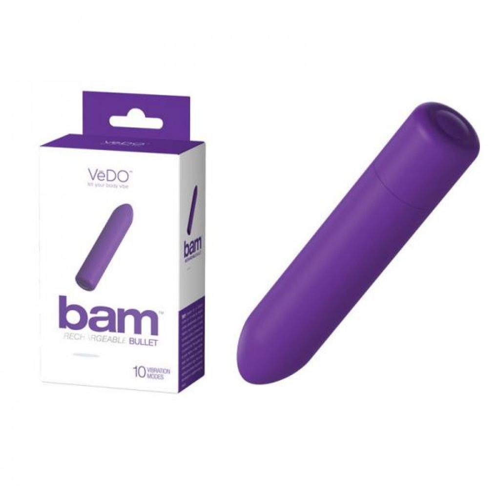 Vedo Bam Rechargeable Bullet - Indigo Blue