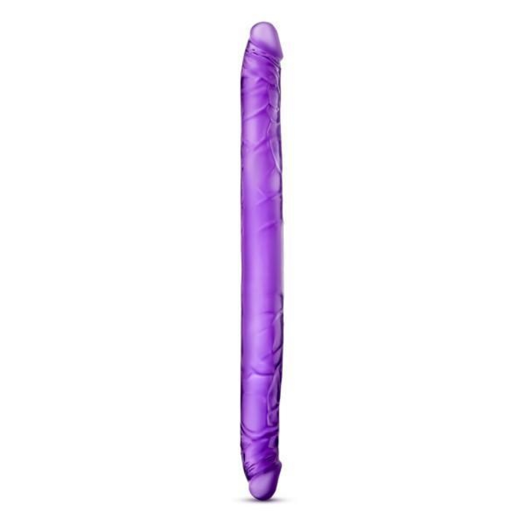 B Yours 16 inches Double Dildo - Purple