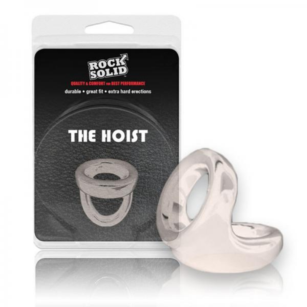 Rock Solid Smoke The Hoist Cock Ring - Black