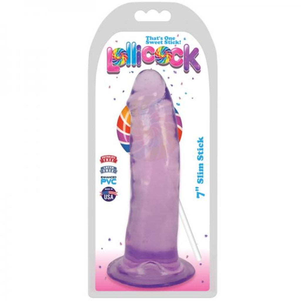 Lollicock Slim Stick 7 Inch - Grape Ice Purple