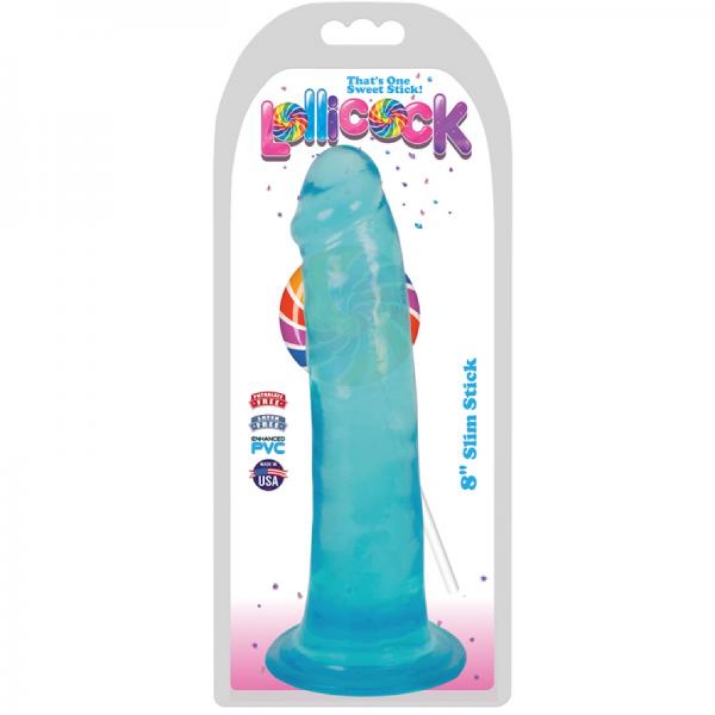 Lollicock Slim Stick - 8-inch in Berry Ice Blue