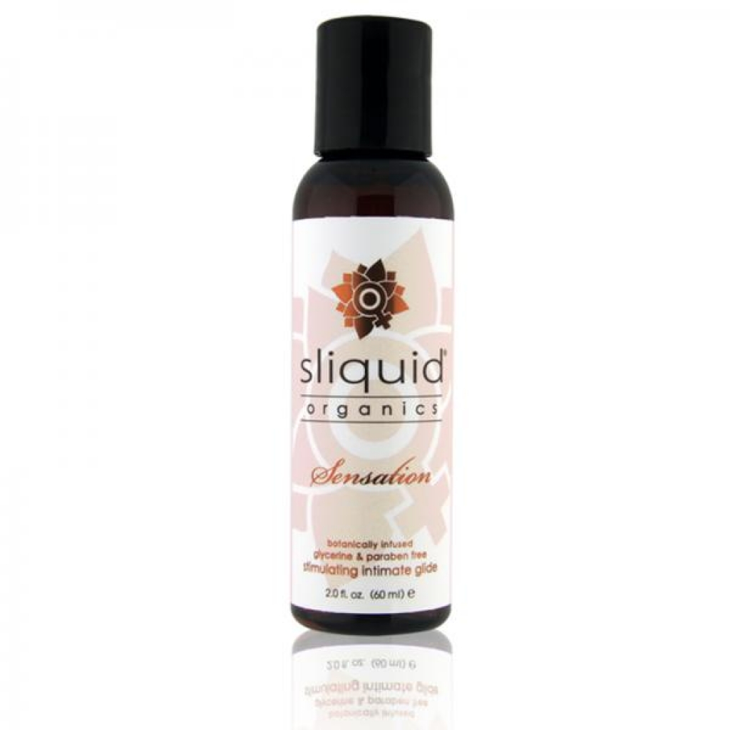 Sliquid Organics Sensation Warming Lubricant - Stimulating 2oz