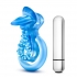 Stay Hard 10 Function Vibrating Tongue Ring - Intense Blue