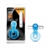 Stay Hard 10 Function Vibrating Tongue Ring - Intense Blue