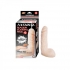 Natural Realskin Squirting Penis 6 Inch Dildo - Beige