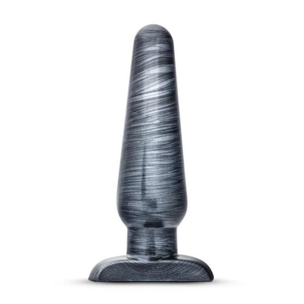 Jet Large Carbon Metallic Black Butt Plug