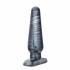 Jet Large Carbon Metallic Black Butt Plug