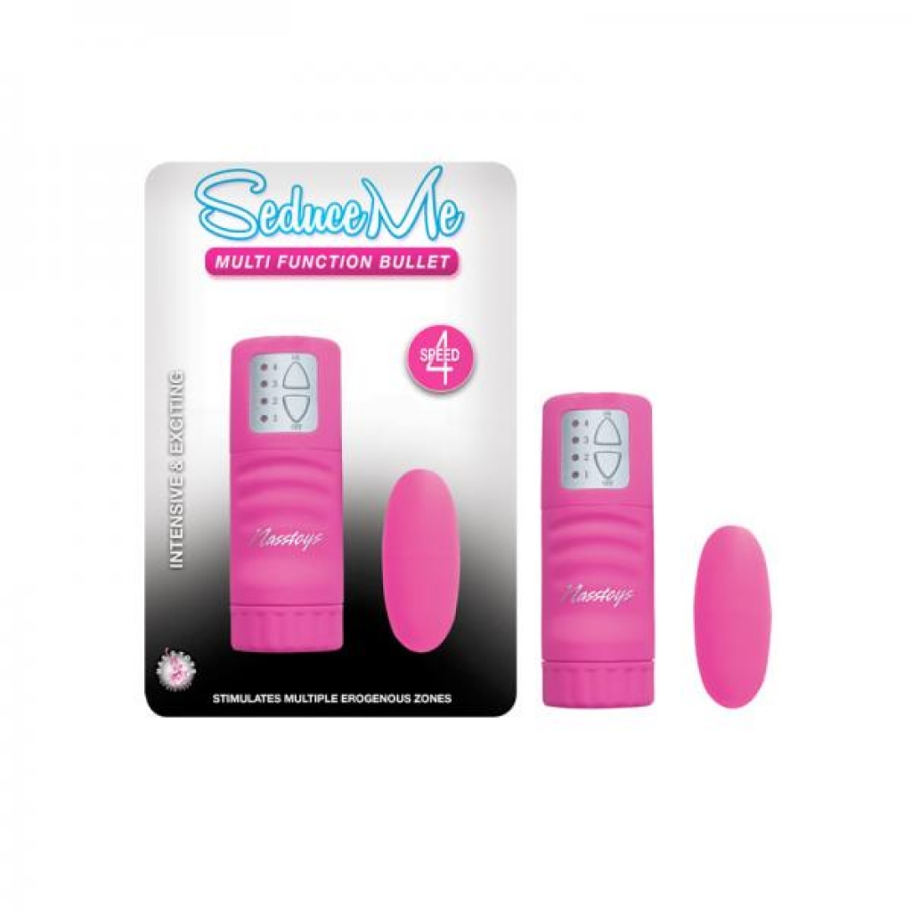 Seduce Me Multi Function Bullet - 4 Speeds Pink