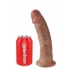 Natural RealSkin Uncircumcised Xtender with Bullet - Brown