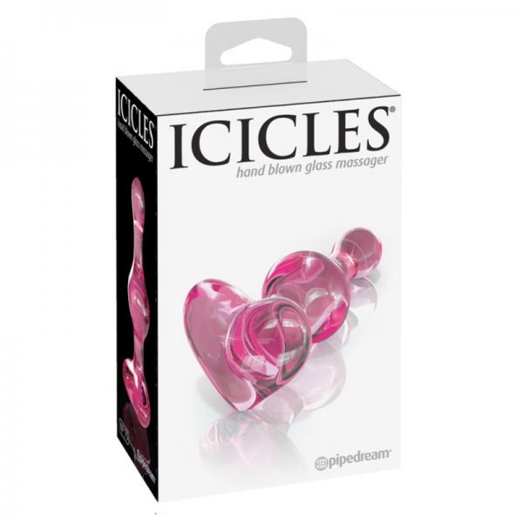 Handcrafted Icicles #75 Massage Wand - Pink