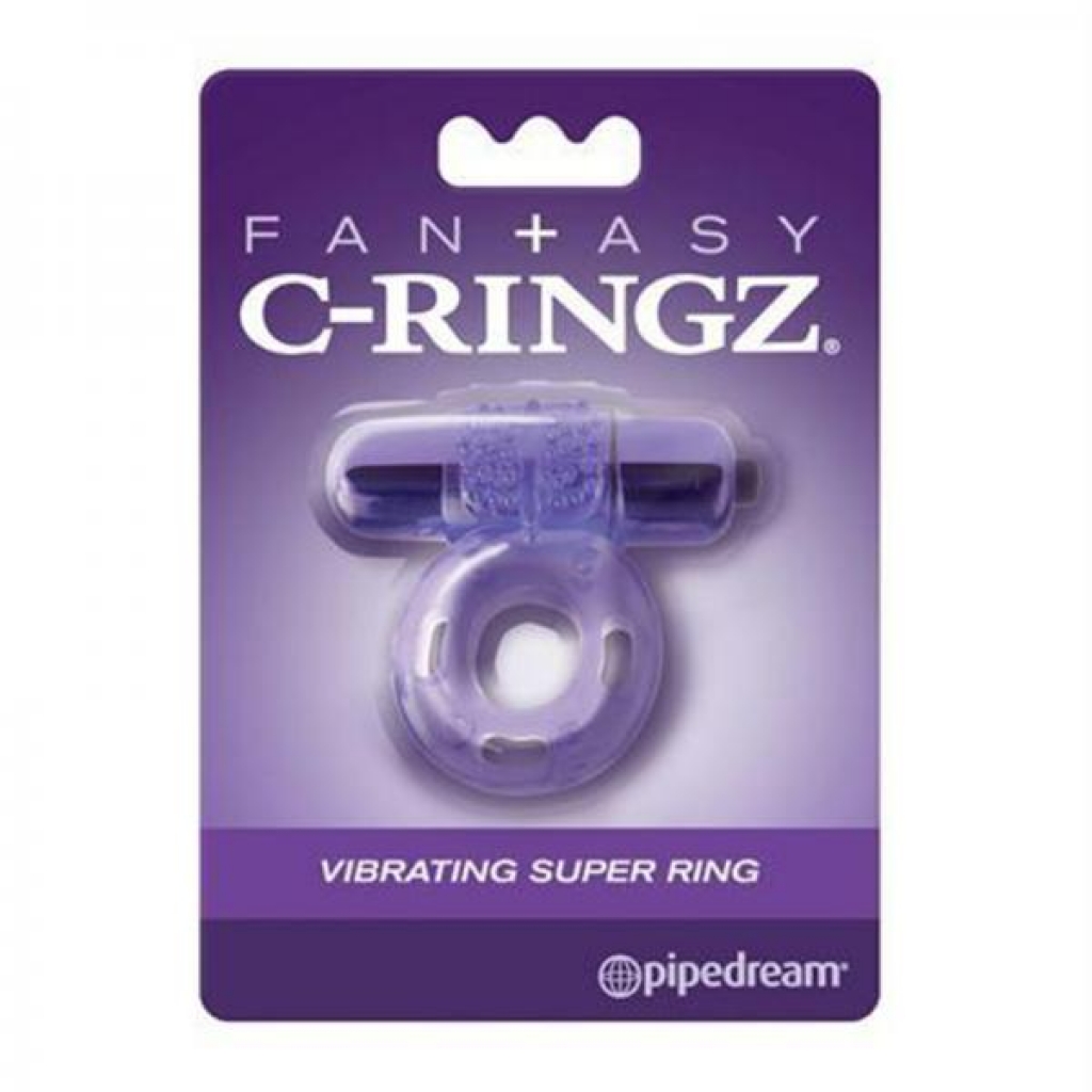 Fantasy C-ringz Vibrating Super Ring - Purple