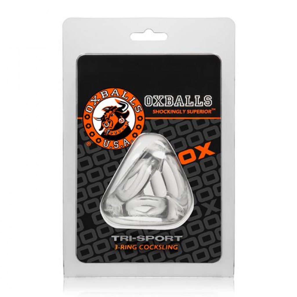 Oxballs Tri-Sport Clear Cock Sling