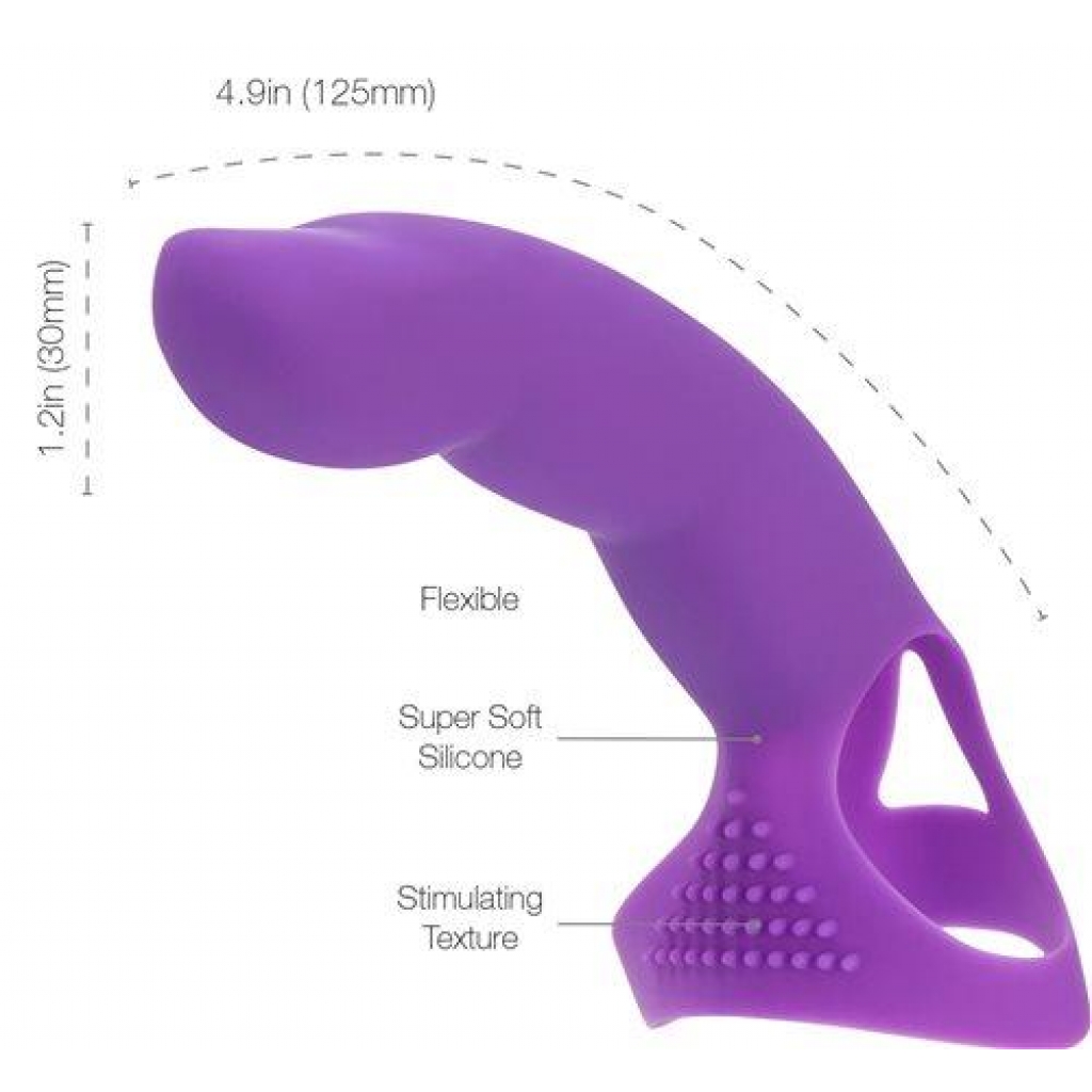 Simple And True Flexible Extra Touch Finger Dong - Purple