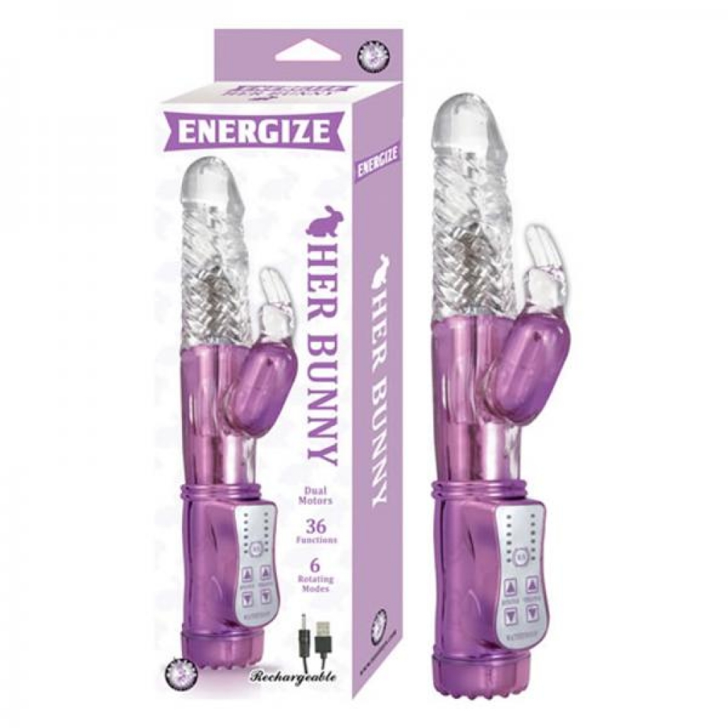 Energize Her Bunny 1 - Purple Rabbit Vibrator