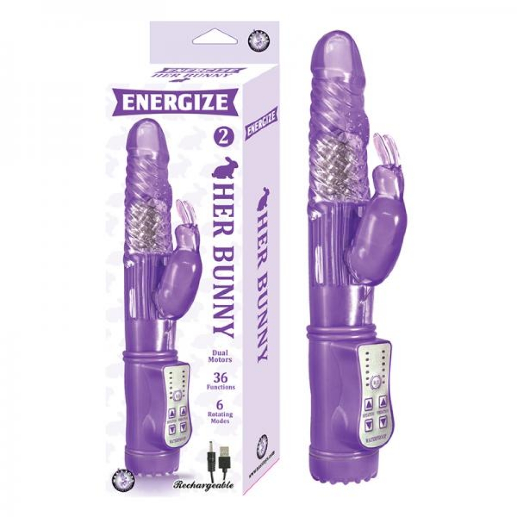 Energize Her Bunny 2 - Purple Rabbit Vibrator