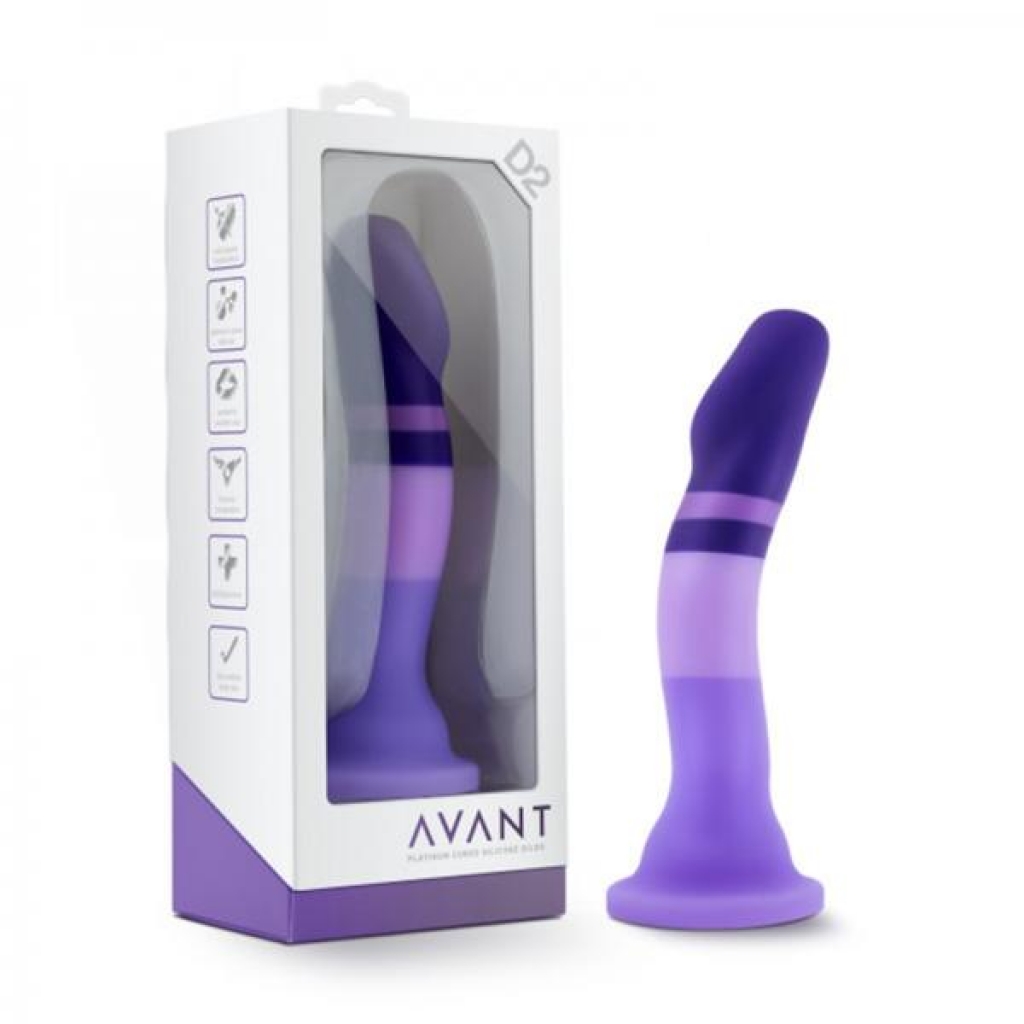 Avant D2 Purple Rain Hand-Sculpted Silicone Dildo