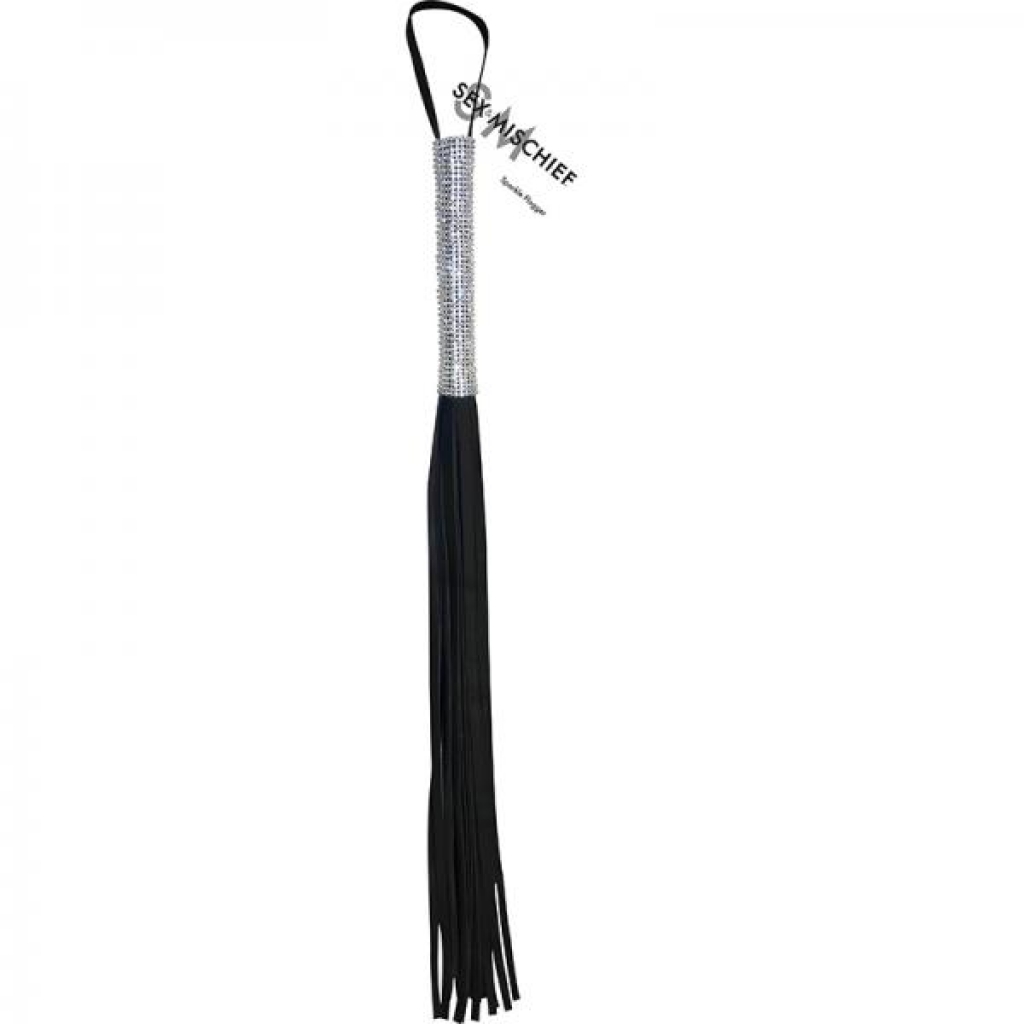 S&M Sparkle Flogger - Black