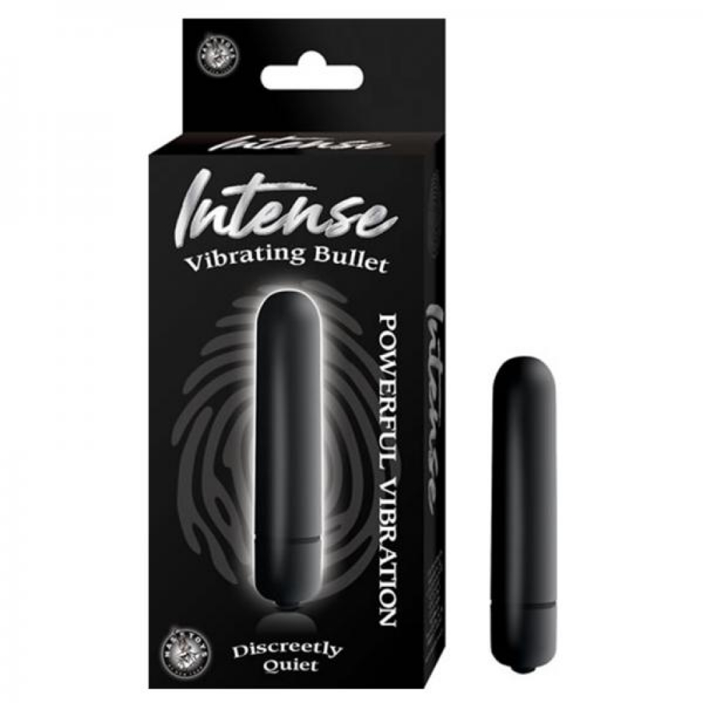 Intense Vibrating Bullet: Discreet Pleasure (Black)