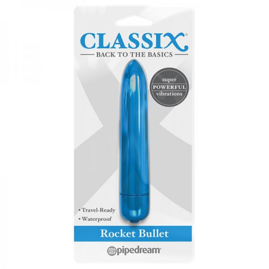 Classix Rocket Bullet Vibrator in Blue