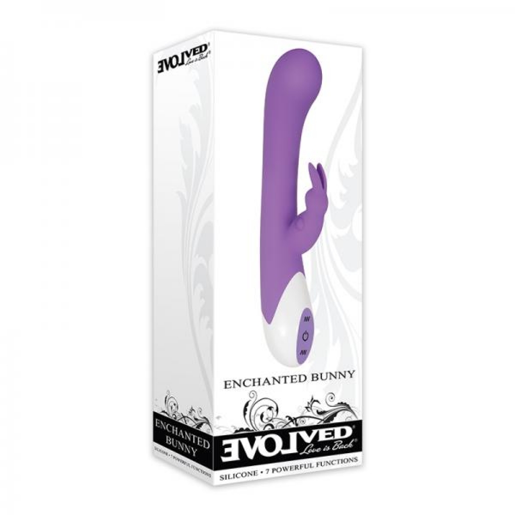 Evolved Enchanted Bunny Silicone Vibrator - Purple