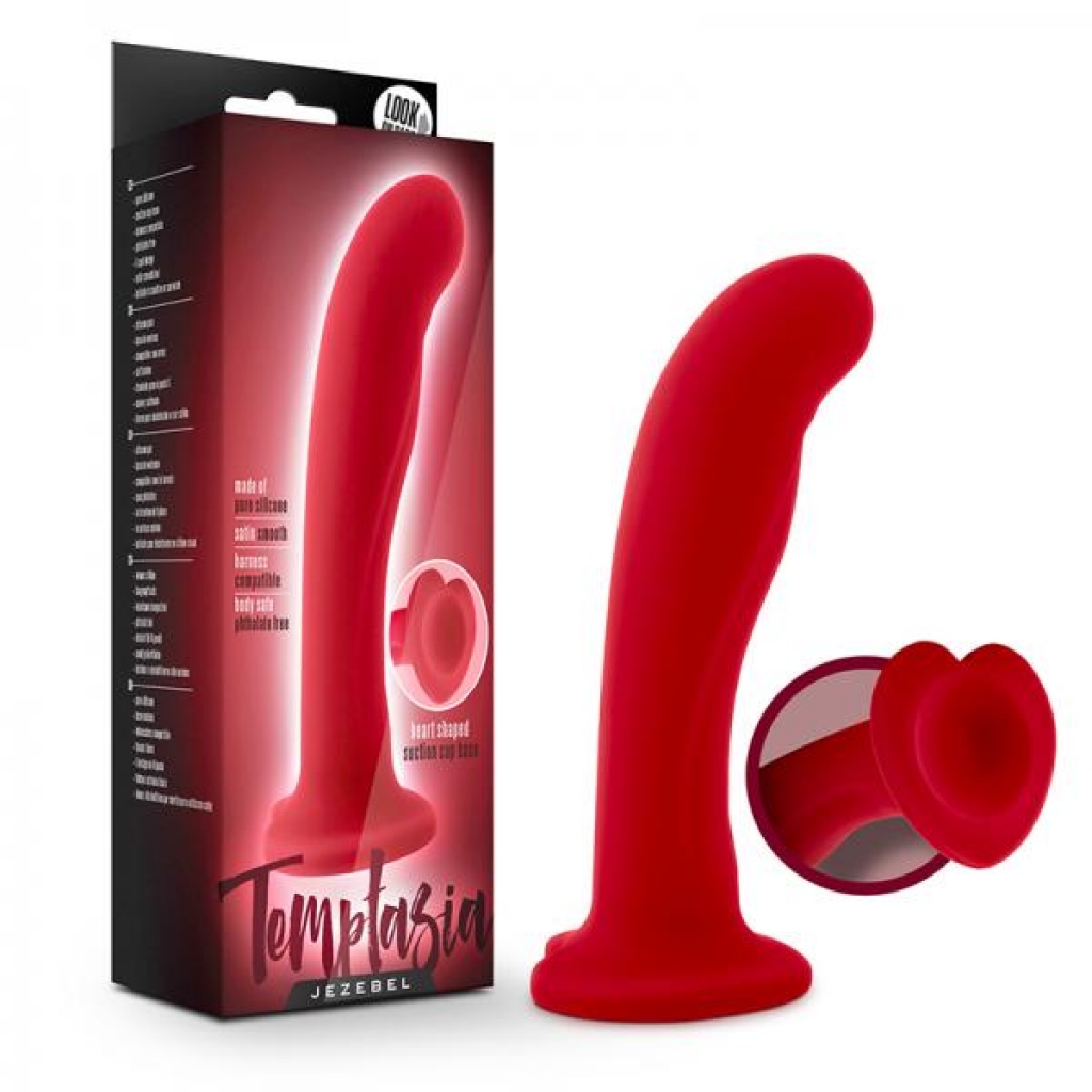 Temptasia Jezebel G-Spot & Prostate Probe - Crimson Red