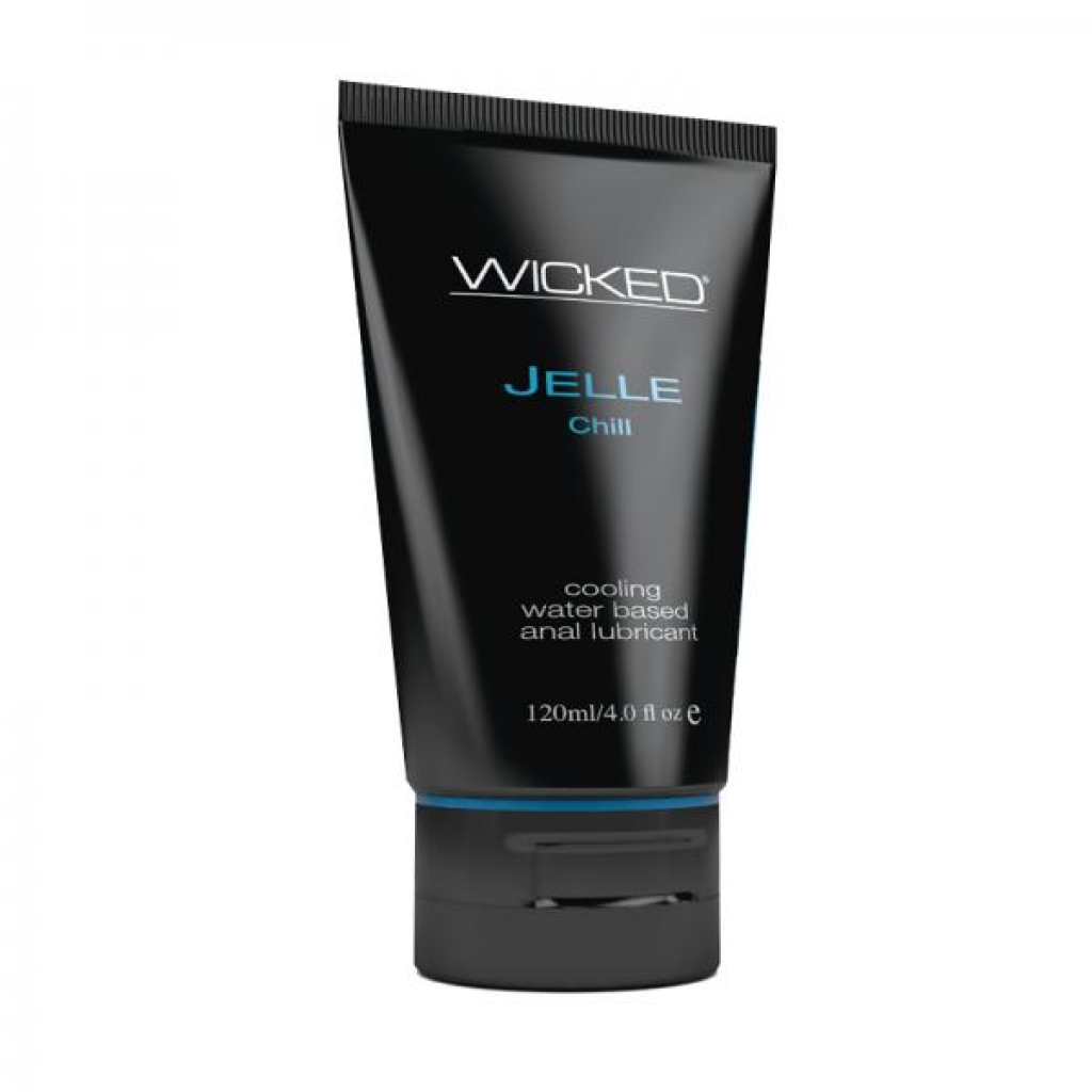 Wicked Jelle Anal Gel - Cooling Sensation Lubricant - 4oz