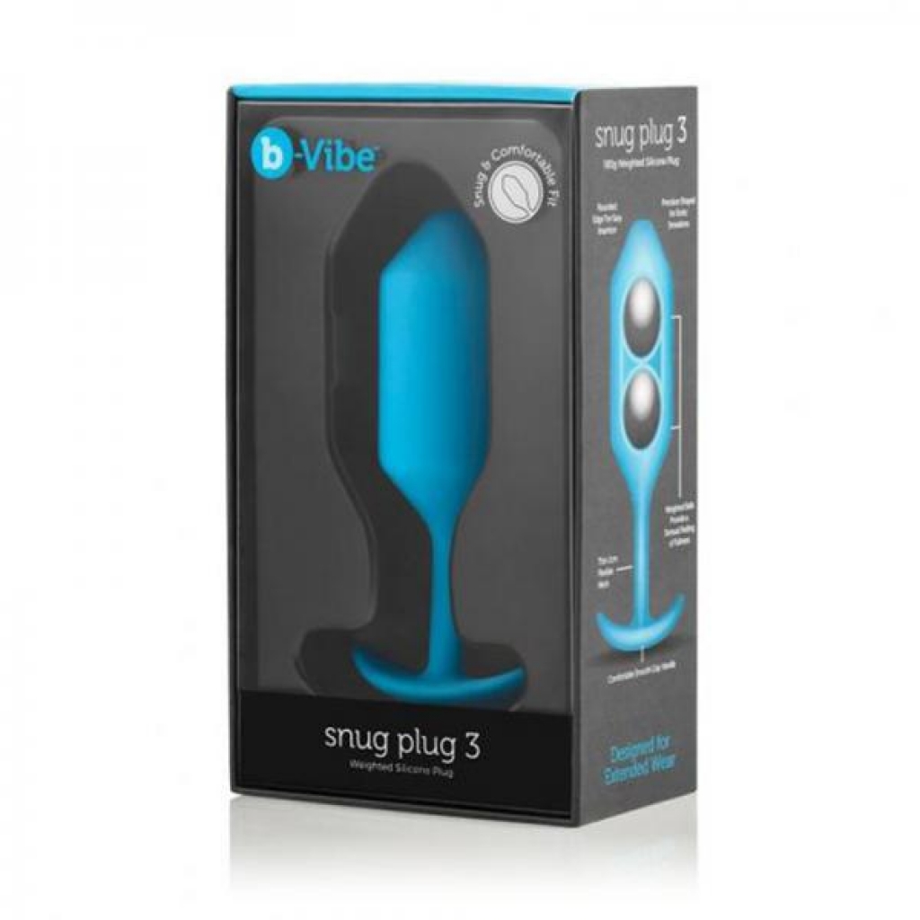 B-vibe Snug Plug 3 Teal Green