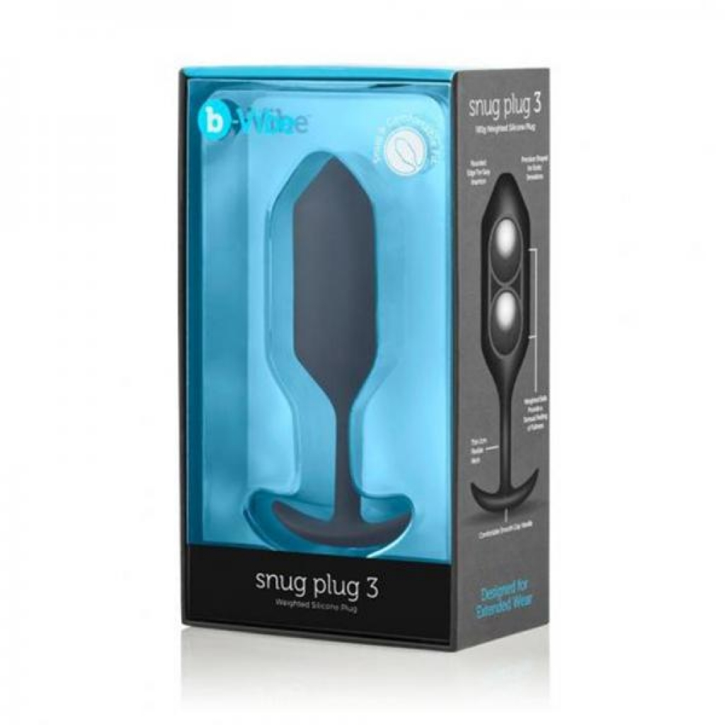 B-vibe Snug Plug 3 - Discreet Silicone Butt Plug