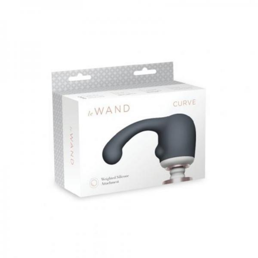 Le Wand Curve Weighted Silicone Attachment - Smoke