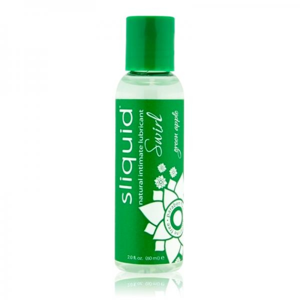 Sliquid Swirl Green Apple Lubricant - 2.0 oz