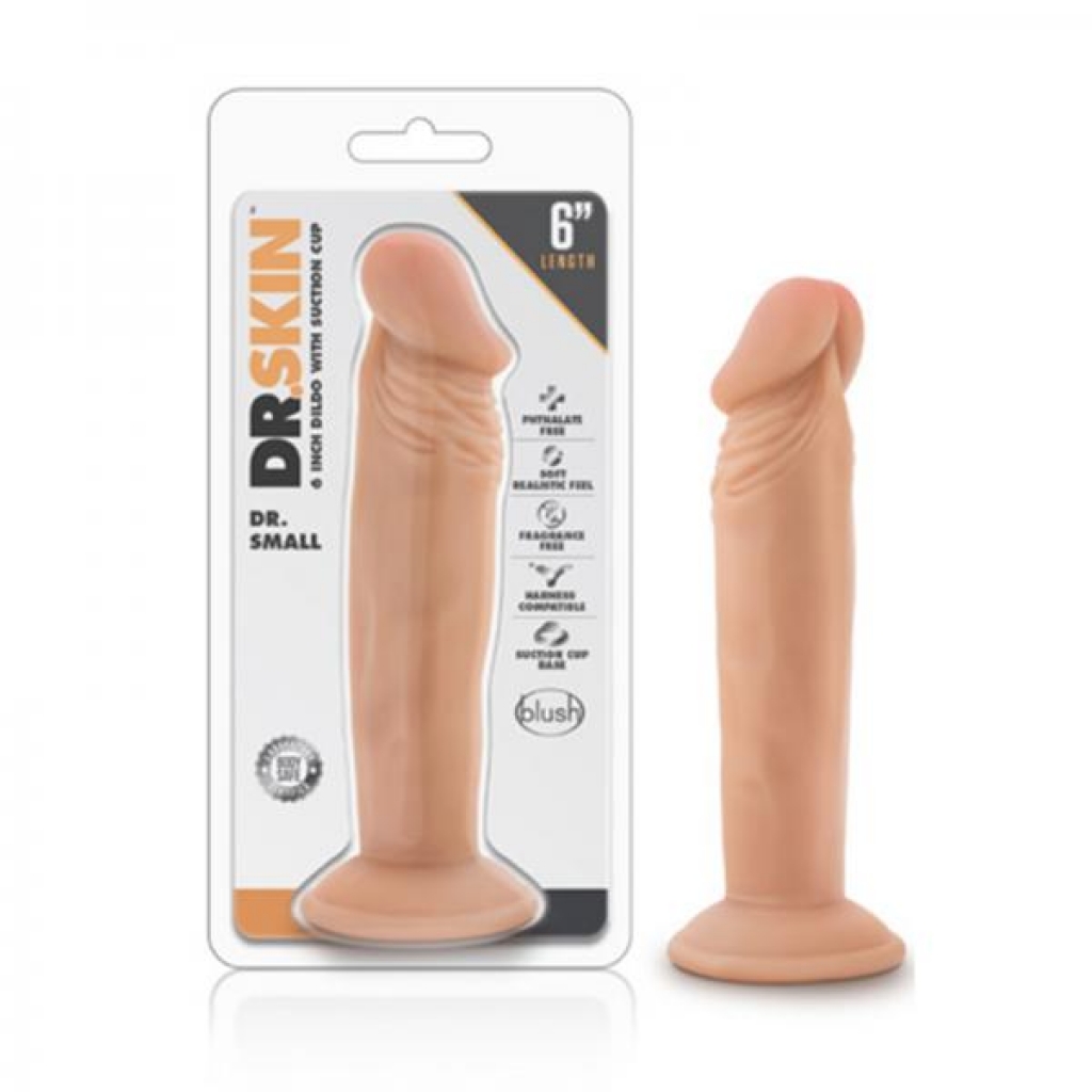 Dr. Skin Dr. Small - 6 Inch Dildo - Mocha