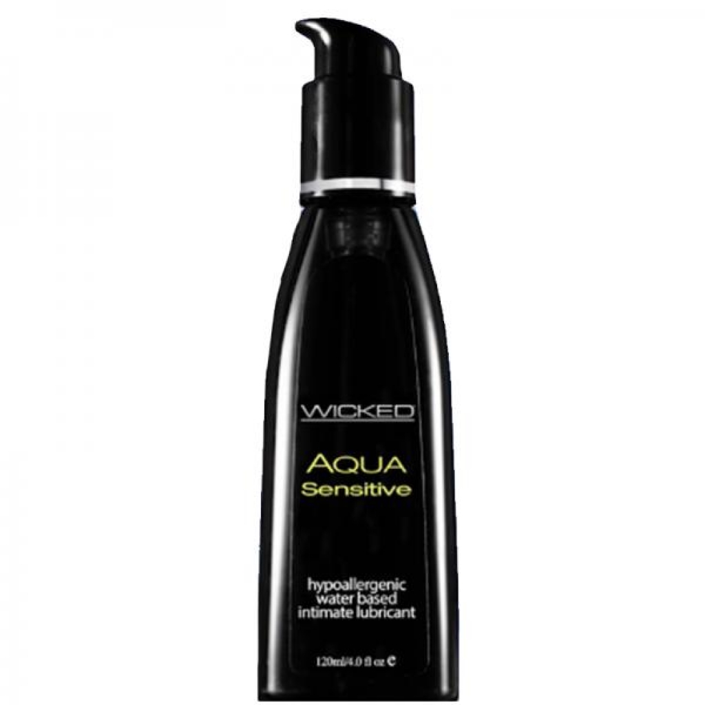 Wicked Aqua Sensitive Waterbased Hypoallergenic Unscented Lube - 8oz