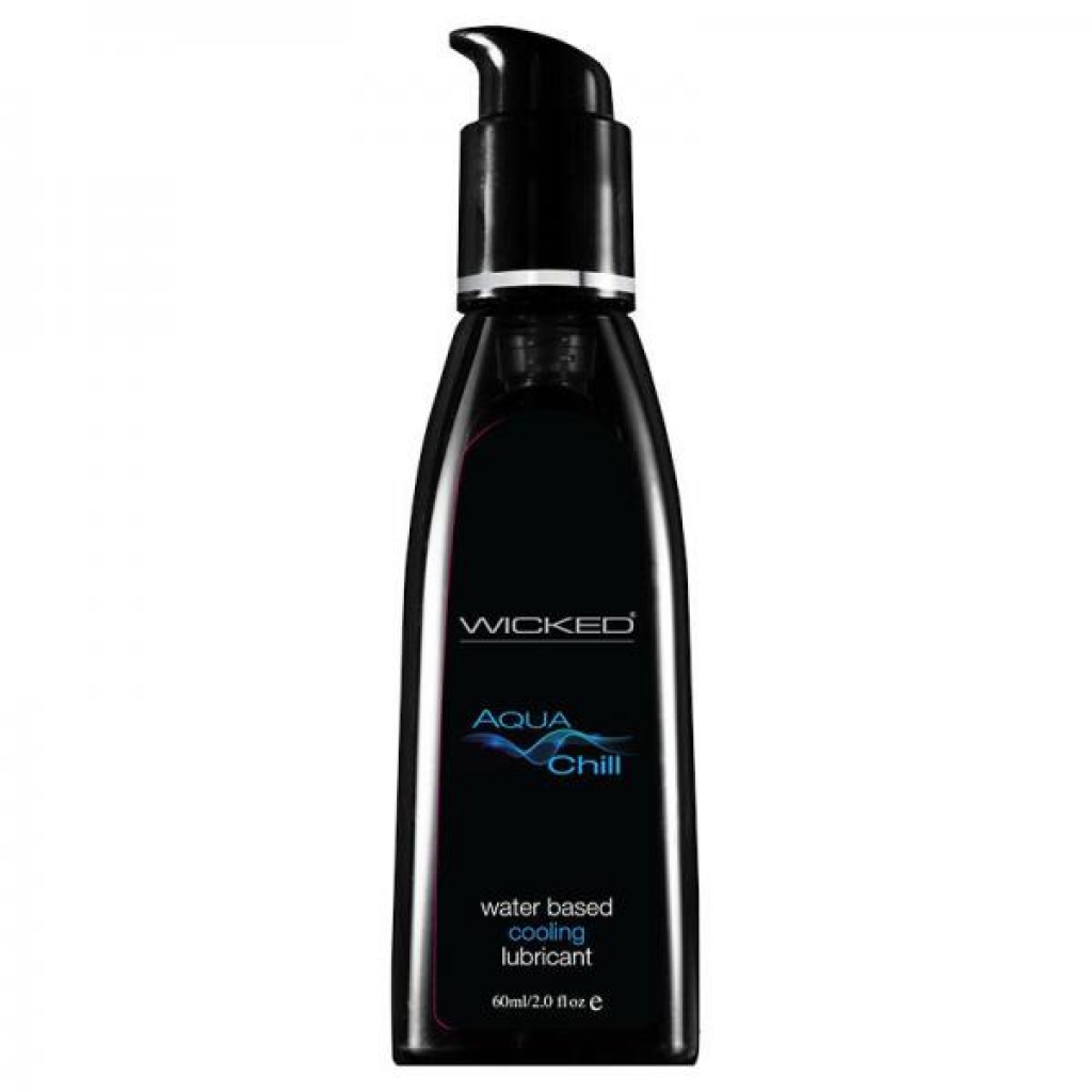 Wicked Aqua Chill Water-based Cooling Sensation Lubricant - 4oz