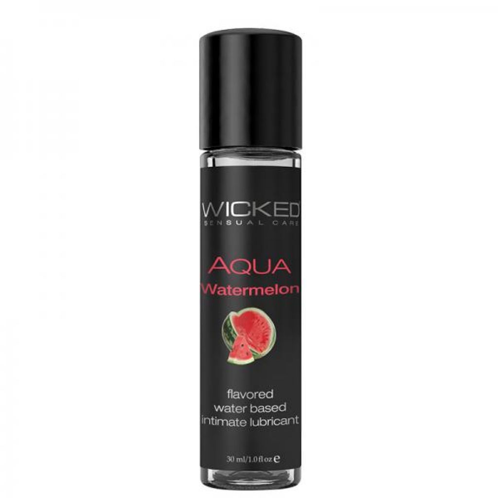 Wicked Aqua Water Based Lubricant - Watermelon 1oz.