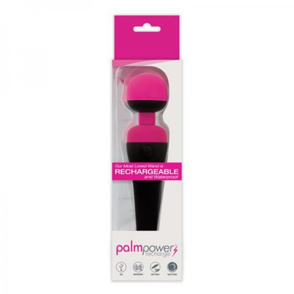 Palm Power Plug & Play Body Massager - Intense Pink Vibes