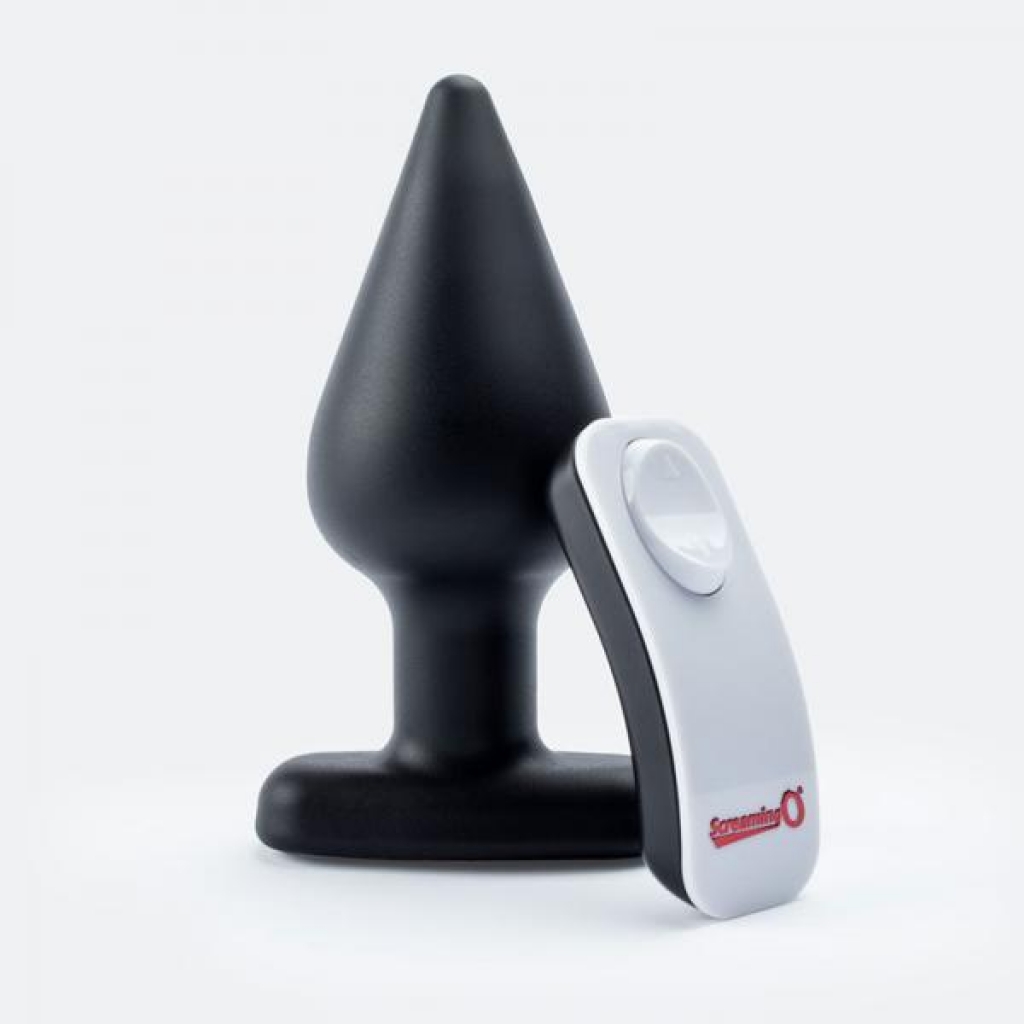 My Secret Remote Vibrating XL Plug - Black