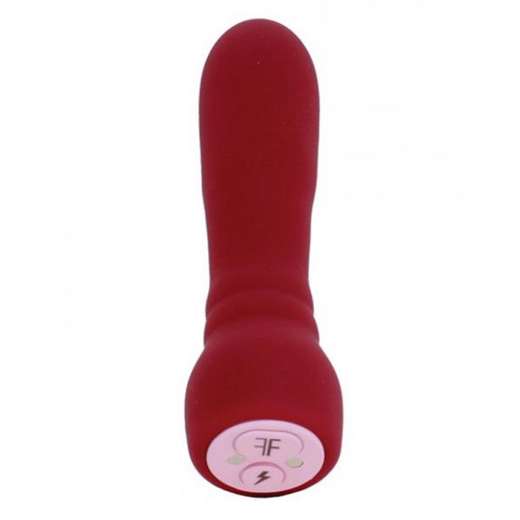 Femmefunn Booster Bullet Vibrator - Maroon Brownish Red