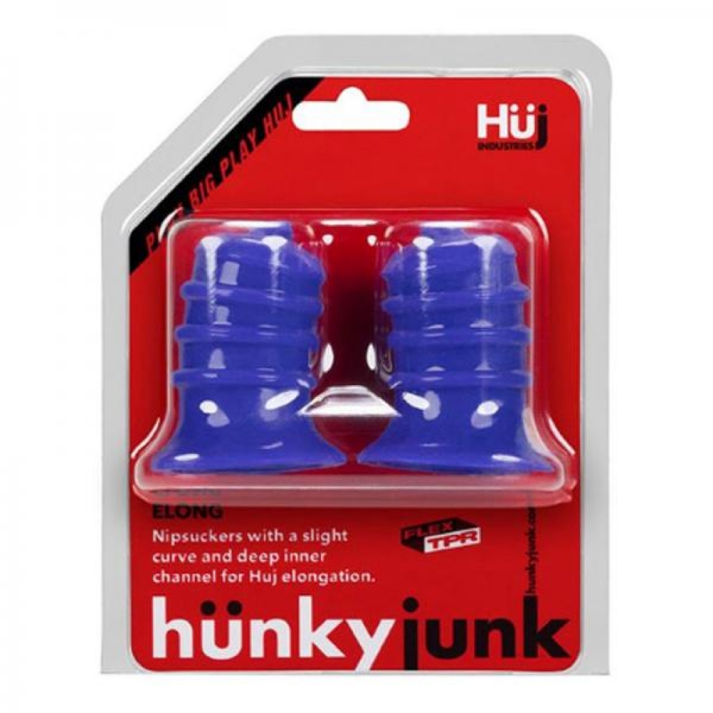 Hunkyjunk Elong Nipsuckers in Cobalt Blue