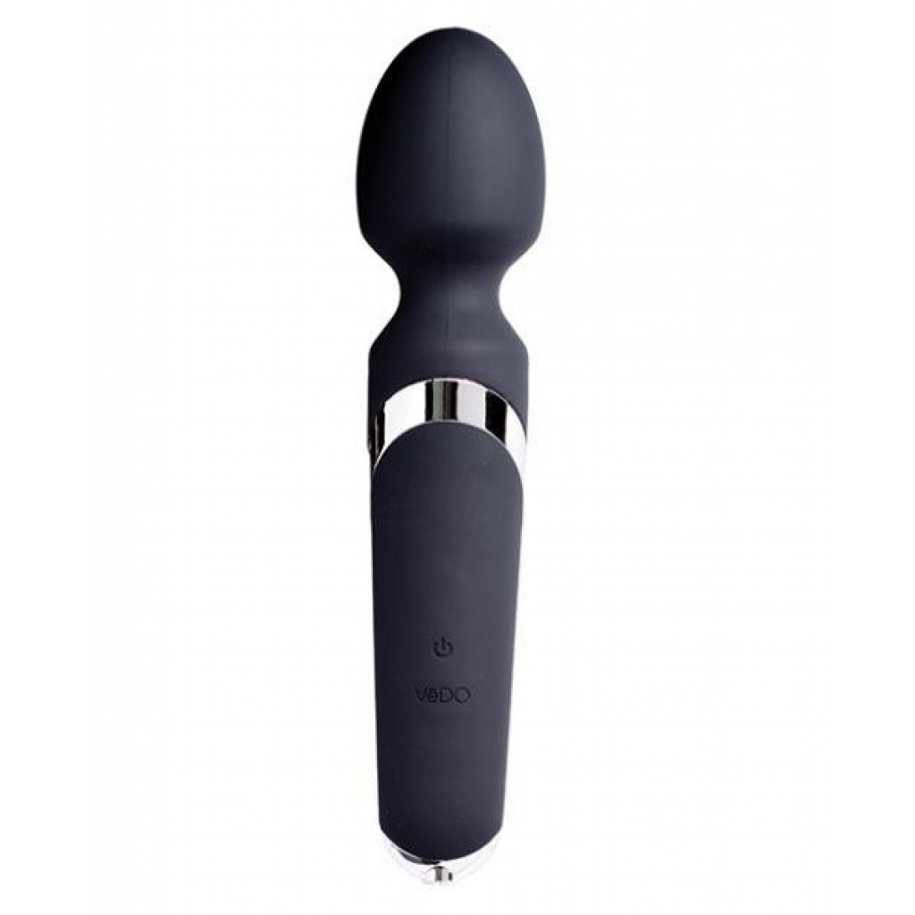 Vedo Wanda Rechargeable Wand Vibe - Just Black