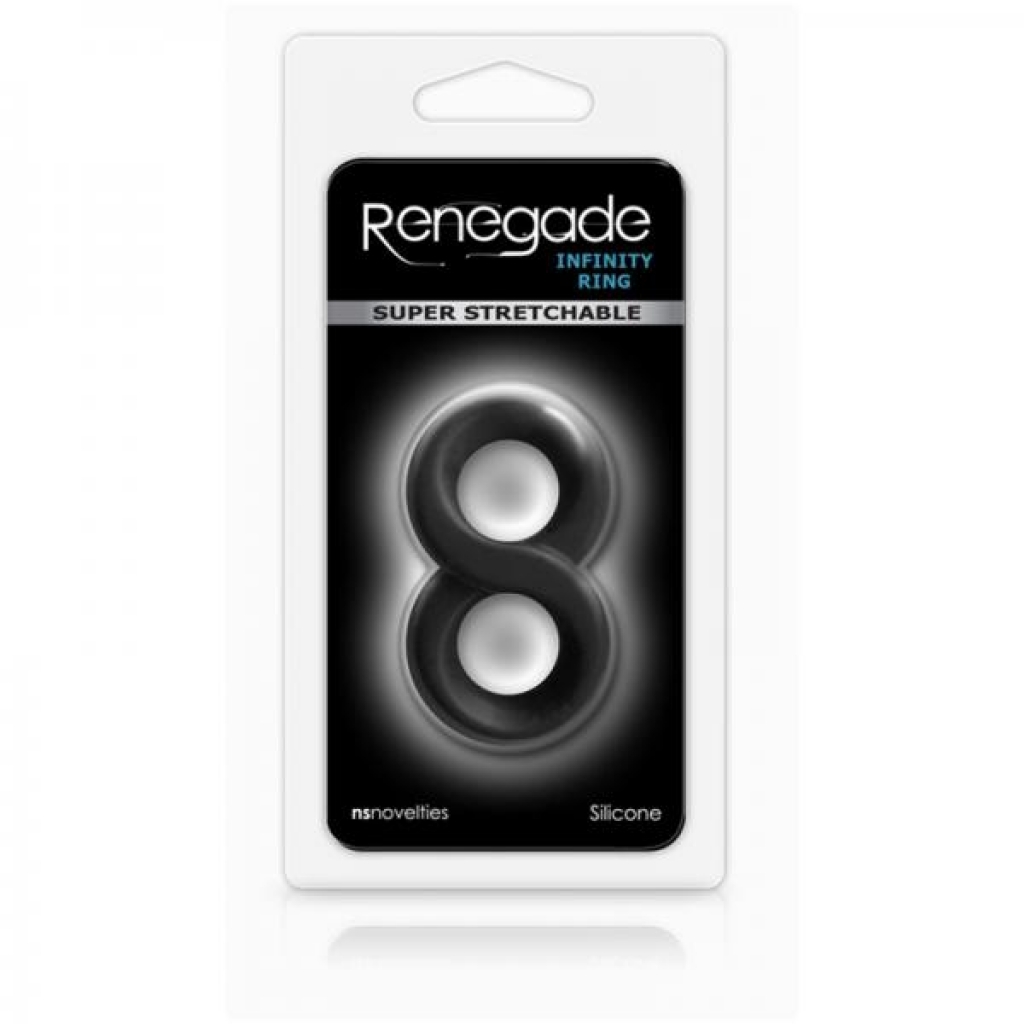 Renegade Infinity Ring - Black - Ultimate Erection Support