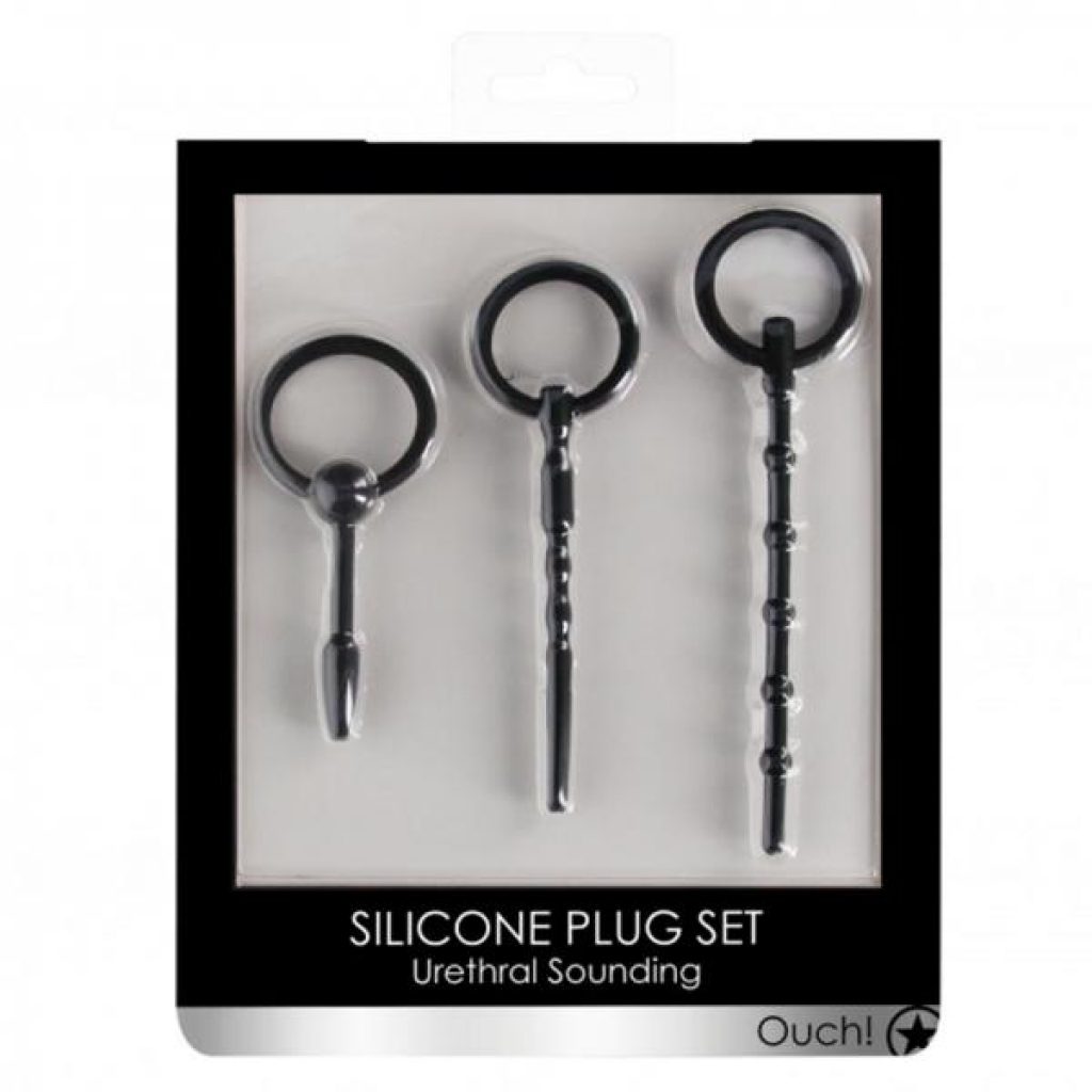 Ouch! Urethral Sounding Plug Set - Intimate Exploration