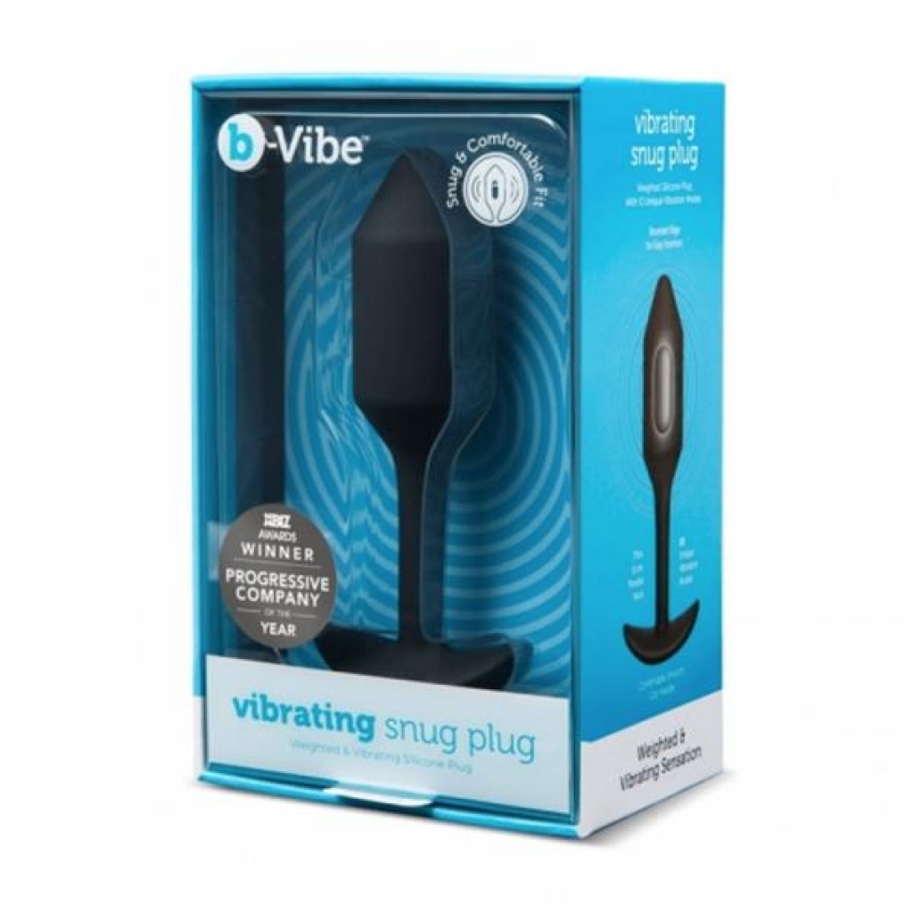 B-Vibe Snug Plug Vibrating Medium - Black